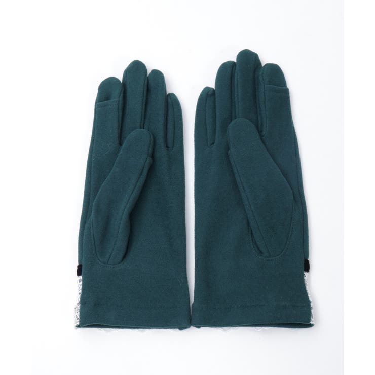 レース使いベロアリボン手袋 | axes femme | 詳細画像13 