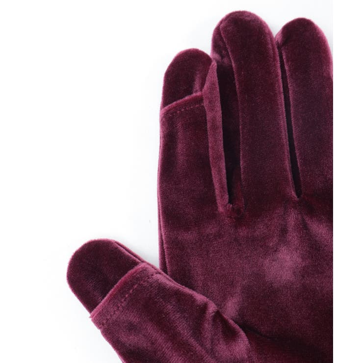 巻きバラ×レースベロア手袋 | axes femme | 詳細画像15 