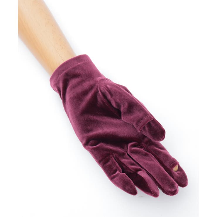 巻きバラ×レースベロア手袋 | axes femme | 詳細画像17 