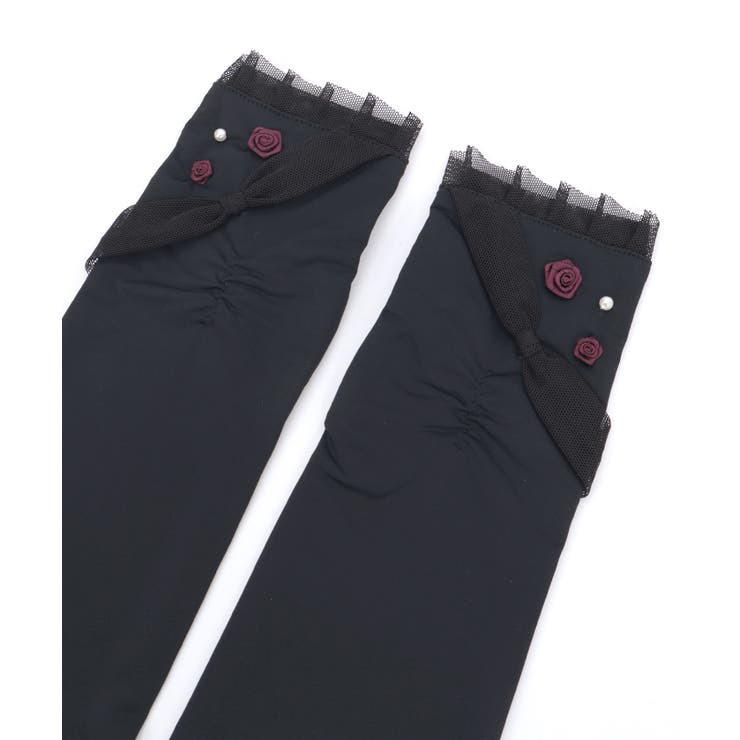 接触冷感ローズＵＶロング手袋 | axes femme | 詳細画像15 