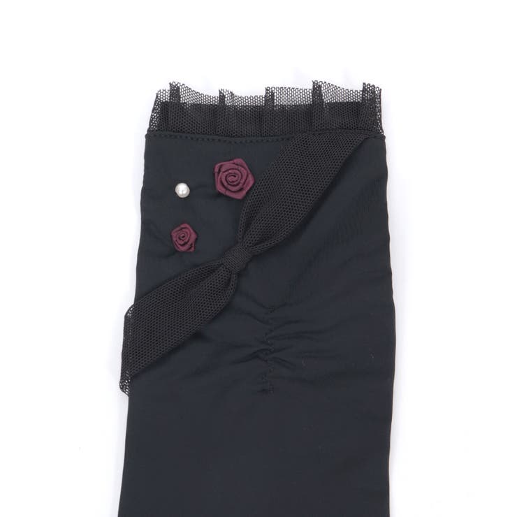 接触冷感ローズＵＶロング手袋 | axes femme | 詳細画像17 