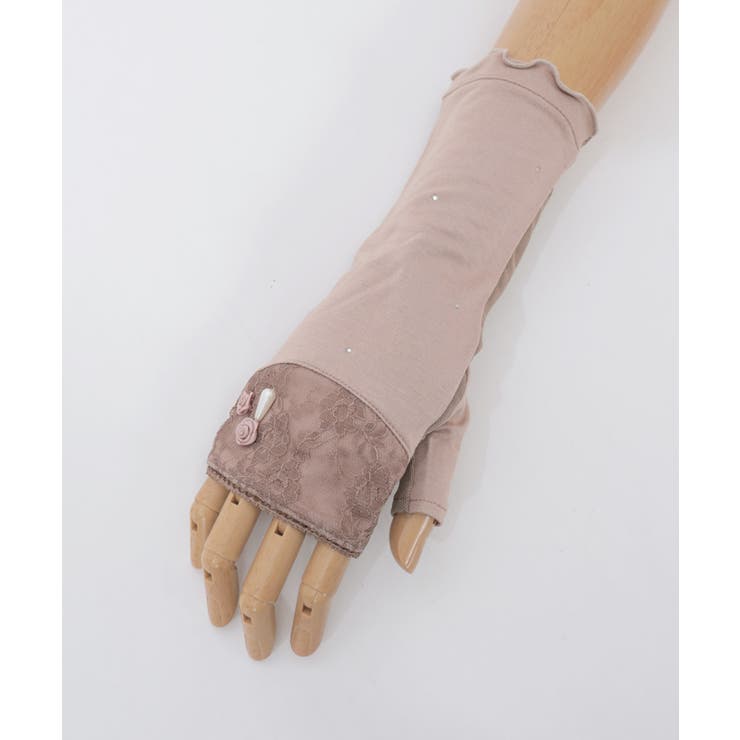 バラ×レースＵＶショート手袋 | axes femme | 詳細画像18 