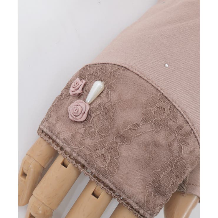 バラ×レースＵＶショート手袋 | axes femme | 詳細画像19 