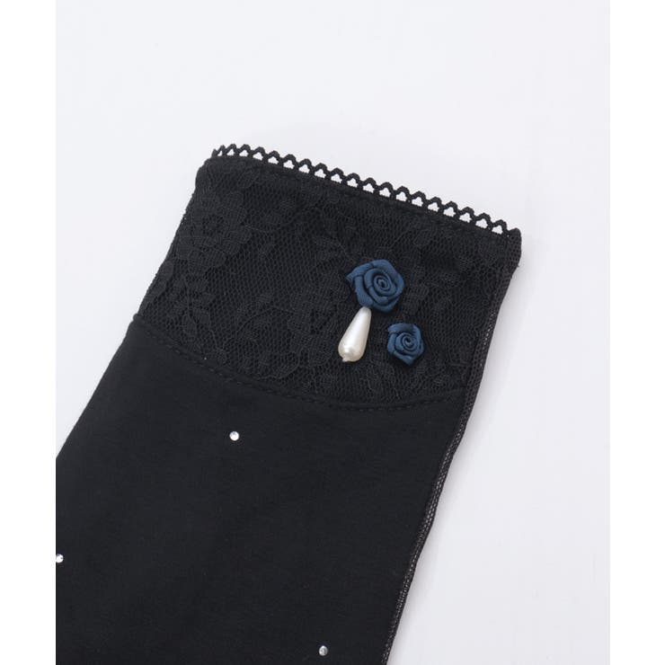 バラ×レースＵＶショート手袋 | axes femme | 詳細画像9 