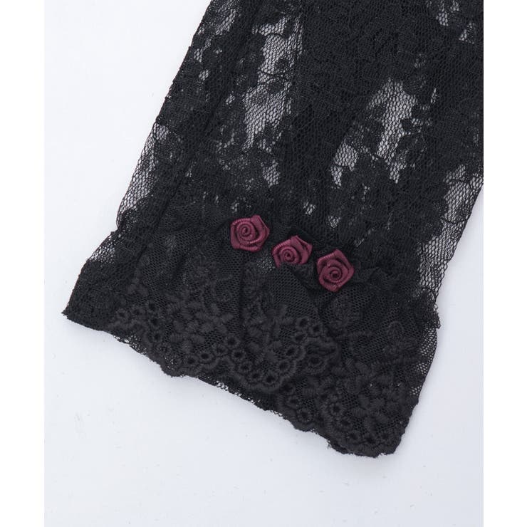 巻きバラレースグローブ | axes femme | 詳細画像10 