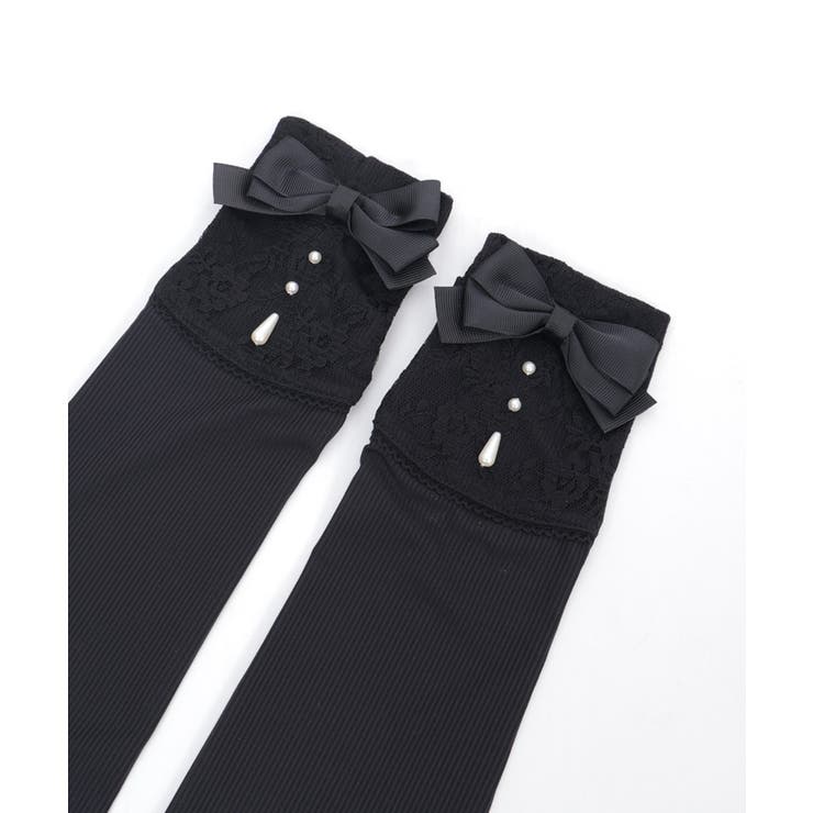 リボンデザインＵＶロング手袋 | axes femme | 詳細画像16 