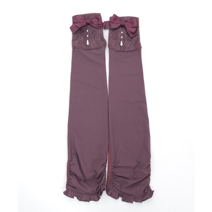 リボンデザインＵＶロング手袋 | axes femme | 詳細画像7 