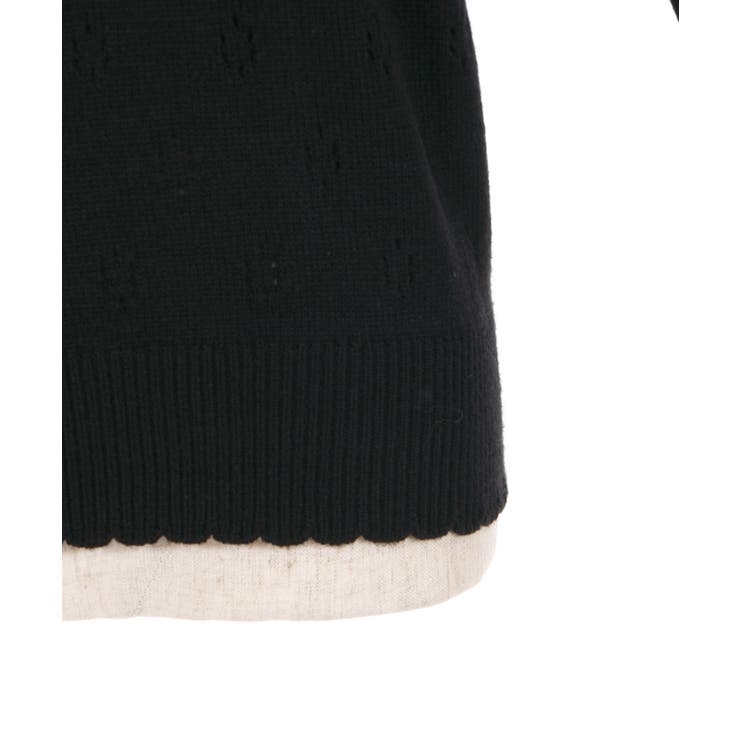 【美品】ヨークレース起毛ニット 186-204981-1.jpg
