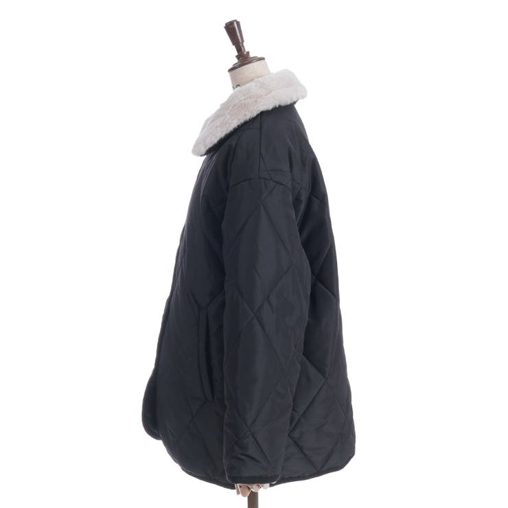 襟ファーキルトジャケット | axes femme | 詳細画像12 