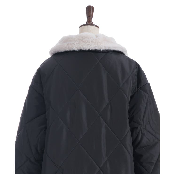 襟ファーキルトジャケット | axes femme | 詳細画像17 