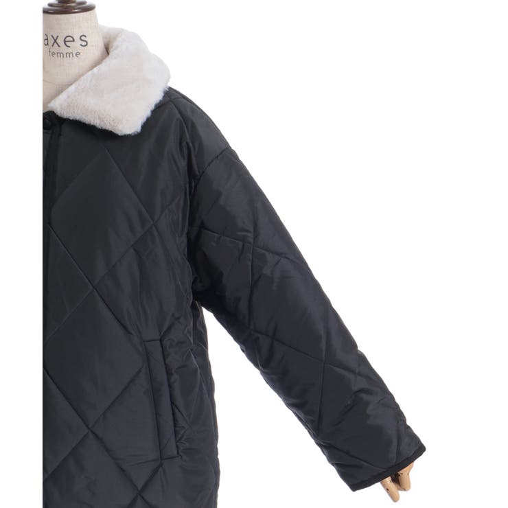 襟ファーキルトジャケット | axes femme | 詳細画像19 