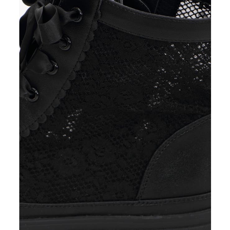 レースハイカットスニーカー[品番：IGAW0001479]｜axes femme