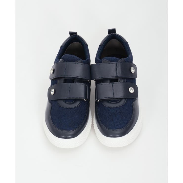 レース使いベルクロスニーカー | axes femme | 詳細画像16 