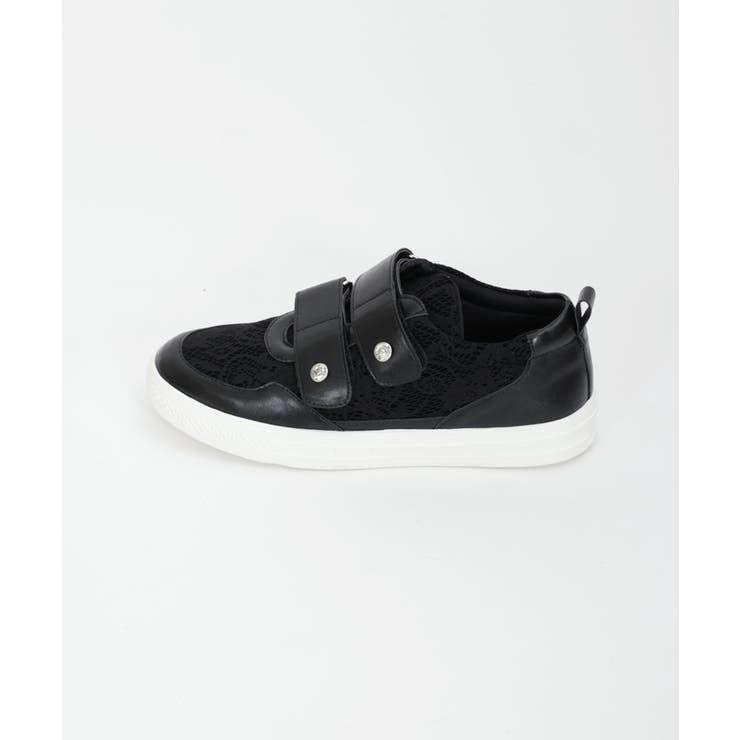 レース使いベルクロスニーカー | axes femme | 詳細画像17 