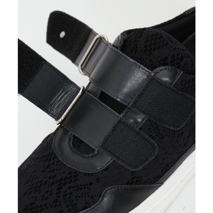 レース使いベルクロスニーカー | axes femme | 詳細画像21 