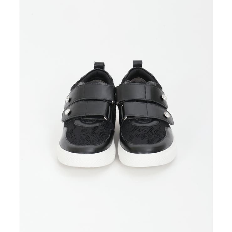 レース使いベルクロスニーカー | axes femme | 詳細画像25 