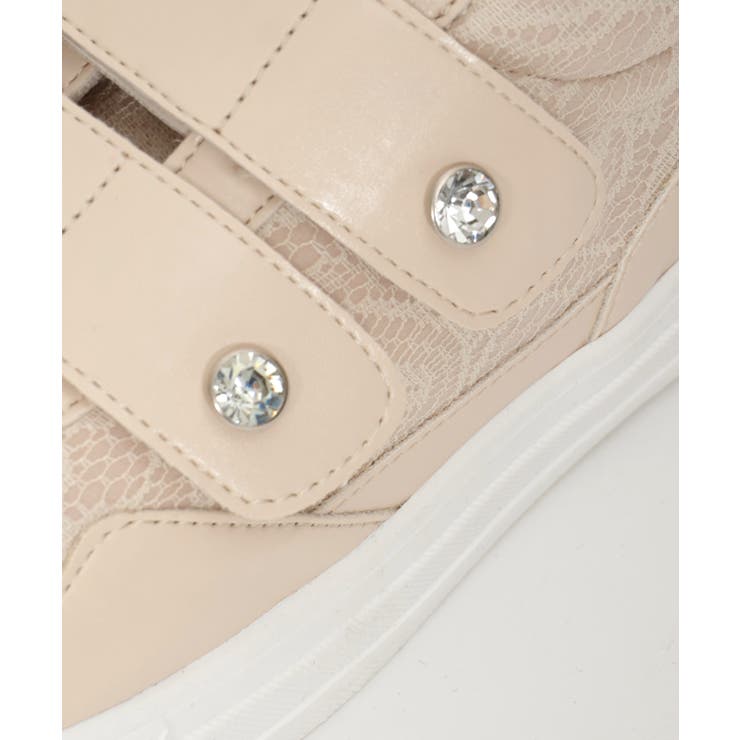 レース使いベルクロスニーカー | axes femme | 詳細画像5 