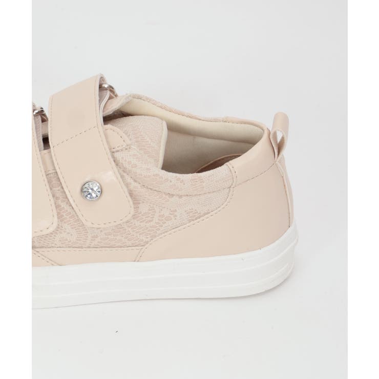 レース使いベルクロスニーカー | axes femme | 詳細画像6 