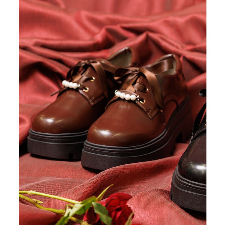 Ｄブラウン | レースアップシューズ | axes femme