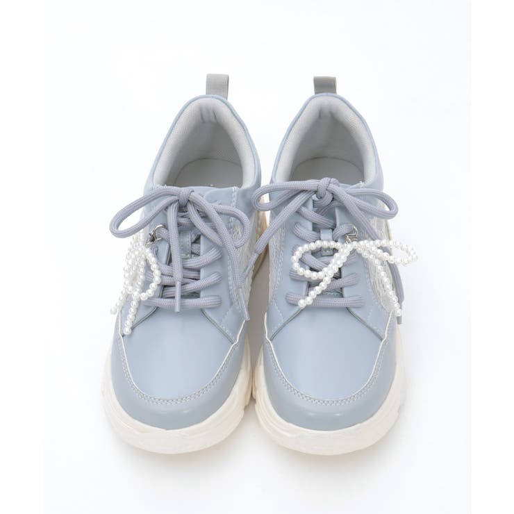 チャーム付レーススニーカー | axes femme | 詳細画像17 