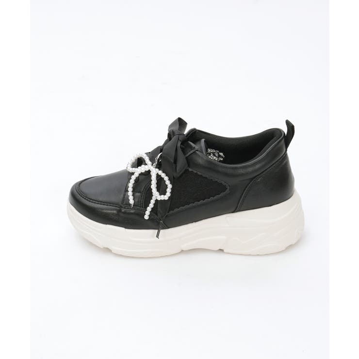 チャーム付レーススニーカー | axes femme | 詳細画像4 
