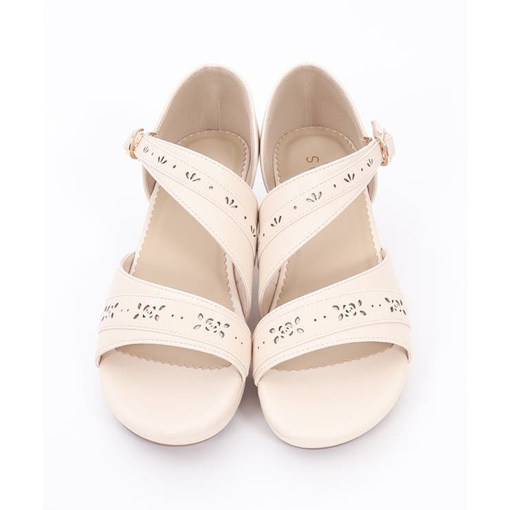 カットワークアシメサンダル | axes femme | 詳細画像11 