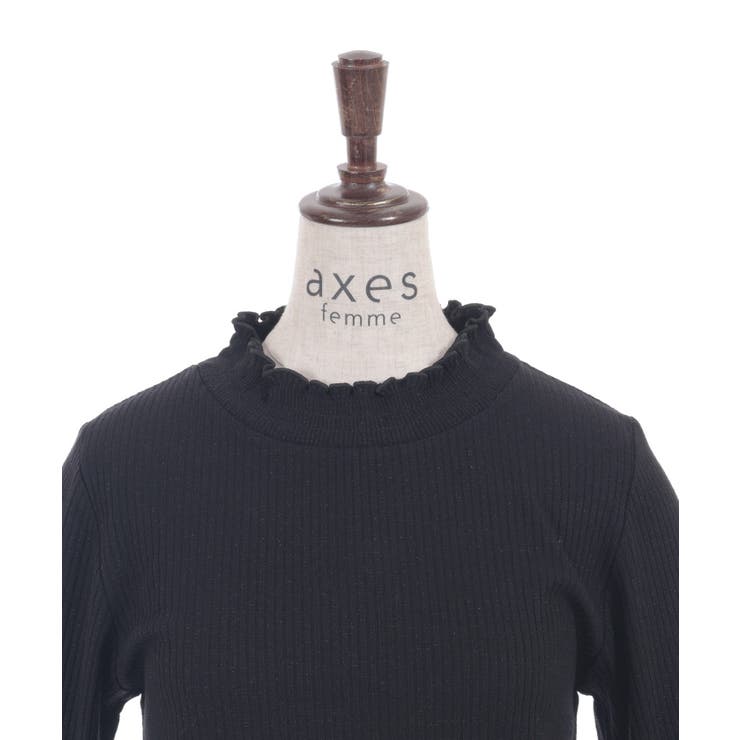 苺チュールレース七分袖プルオーバー | axes femme | 詳細画像26 