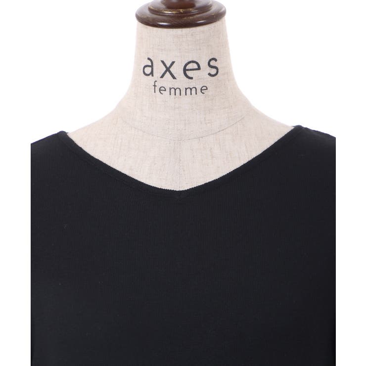 袖レース半袖ニットプルオーバー | axes femme | 詳細画像22 