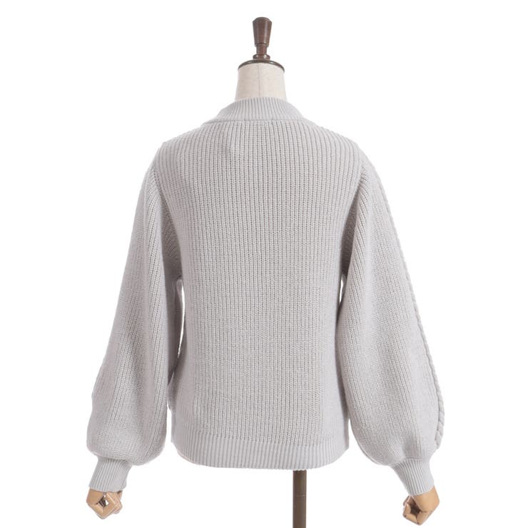 リボン×ケーブルニットＰＯ | axes femme | 詳細画像13 