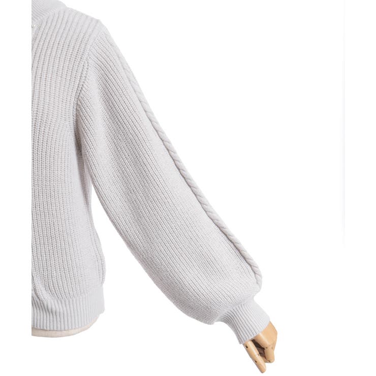 リボン×ケーブルニットＰＯ | axes femme | 詳細画像16 