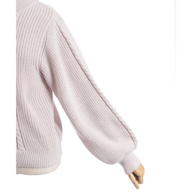 リボン×ケーブルニットＰＯ | axes femme | 詳細画像22 