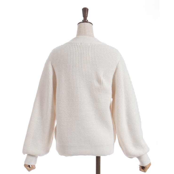 リボン×ケーブルニットＰＯ | axes femme | 詳細画像7 