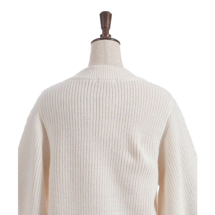 リボン×ケーブルニットＰＯ | axes femme | 詳細画像9 