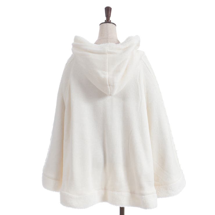 パール裏ボアニットポンチョ | axes femme | 詳細画像12 