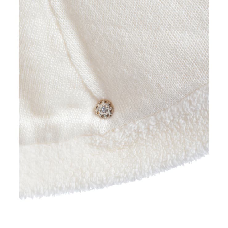 パール裏ボアニットポンチョ | axes femme | 詳細画像14 