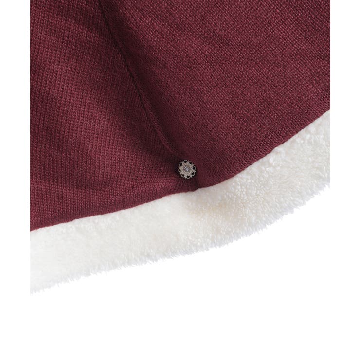 パール裏ボアニットポンチョ | axes femme | 詳細画像21 