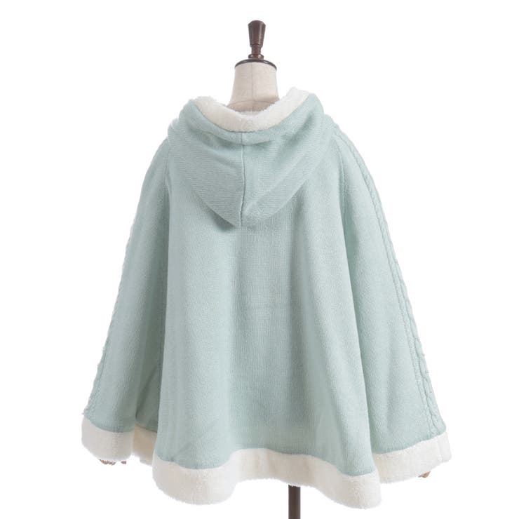 パール裏ボアニットポンチョ | axes femme | 詳細画像25 