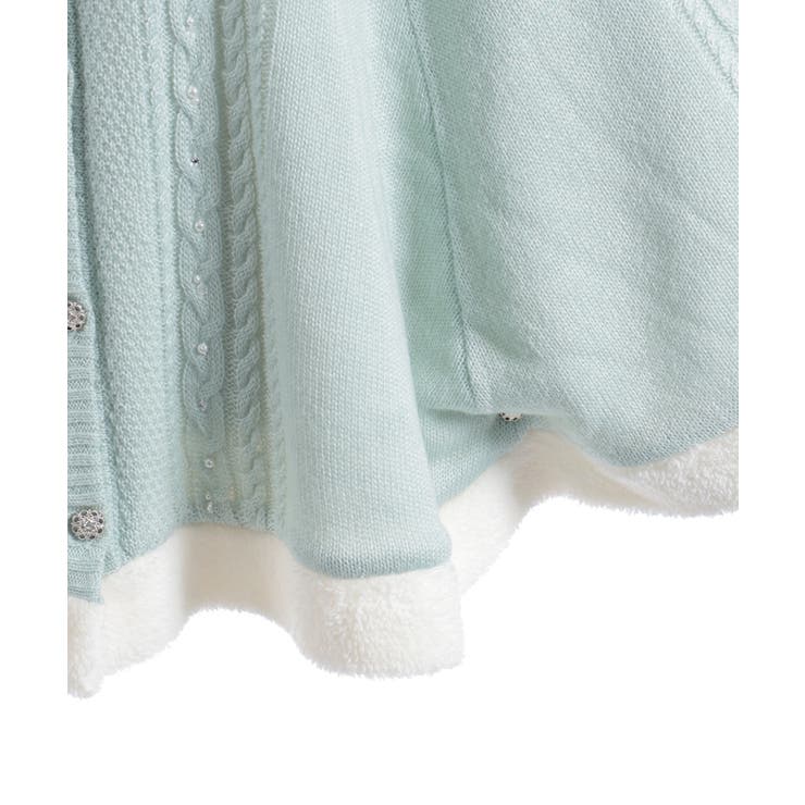 パール裏ボアニットポンチョ | axes femme | 詳細画像27 