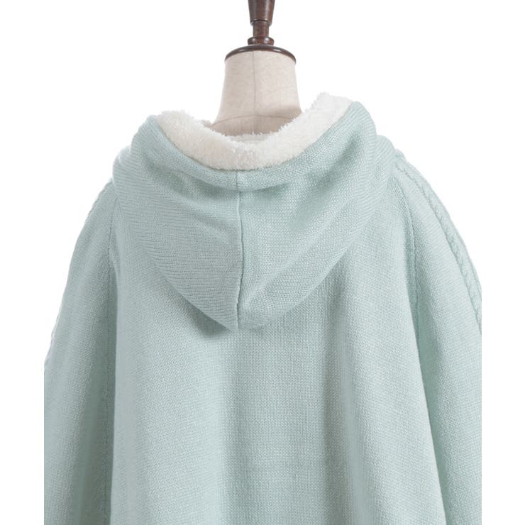 パール裏ボアニットポンチョ | axes femme | 詳細画像29 