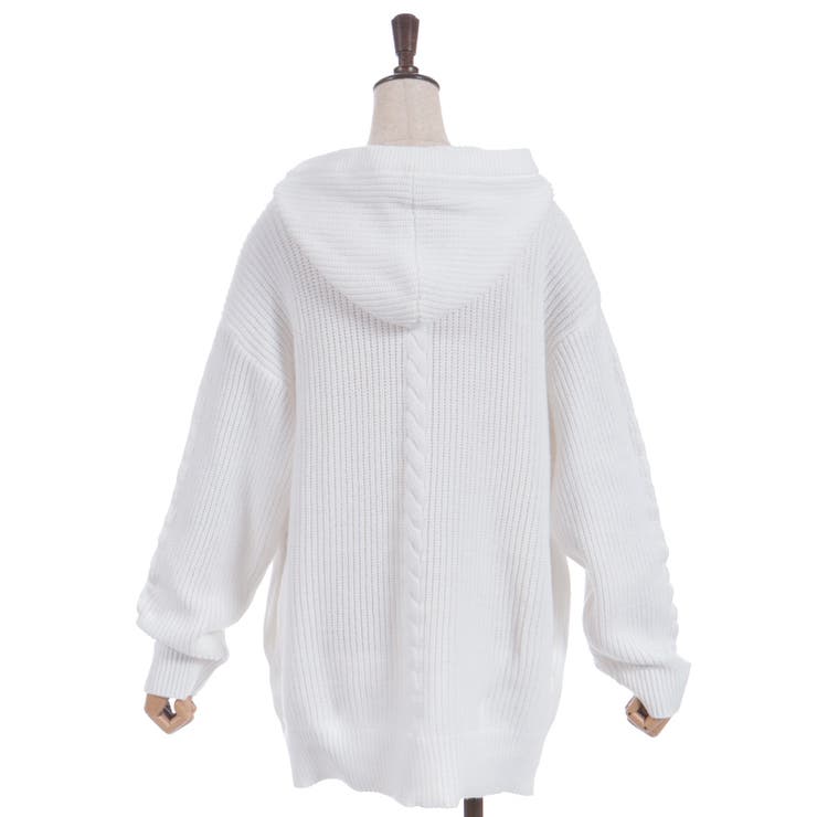 はしごレースニットパーカー | axes femme | 詳細画像10 