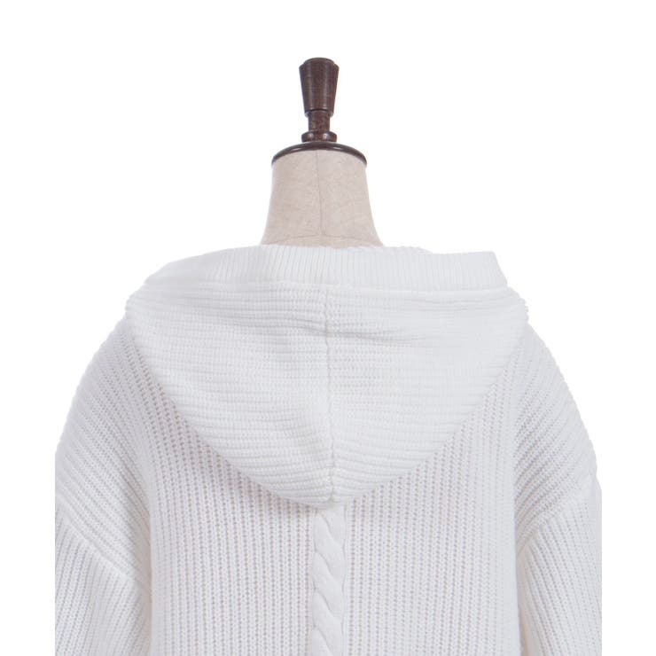 はしごレースニットパーカー | axes femme | 詳細画像12 