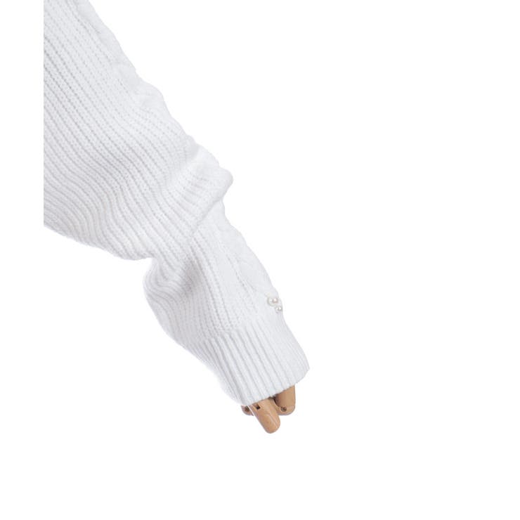 はしごレースニットパーカー | axes femme | 詳細画像13 