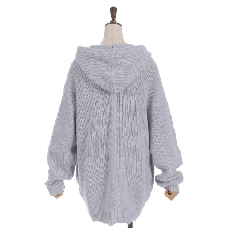 はしごレースニットパーカー | axes femme | 詳細画像16 