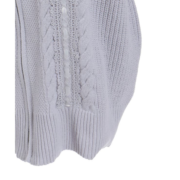 はしごレースニットパーカー | axes femme | 詳細画像18 