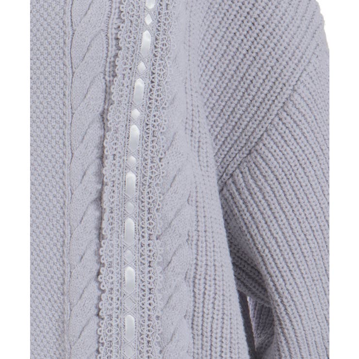 はしごレースニットパーカー | axes femme | 詳細画像19 