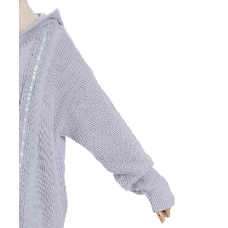 はしごレースニットパーカー | axes femme | 詳細画像23 