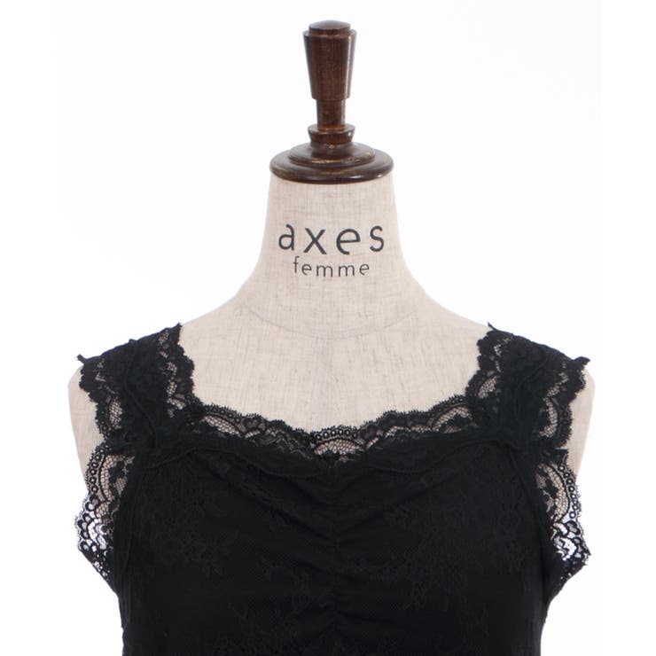 2WAYクロス総レースタンク[品番：IGAW0001589]｜axes femme