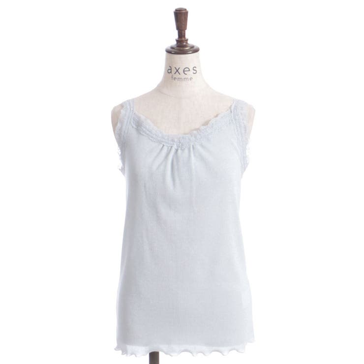ストラップラメリブタンク[品番：IGAW0006687]｜axes femme