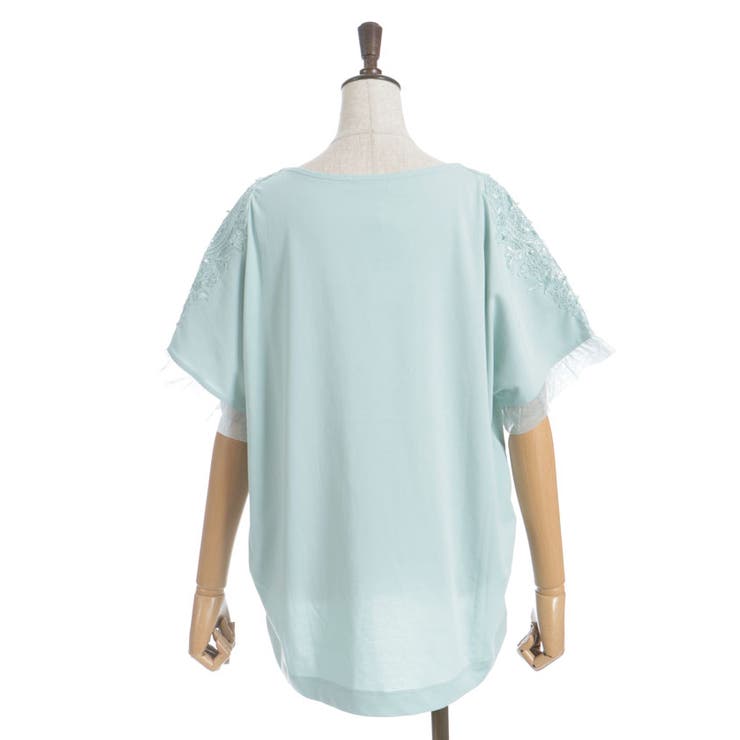 接触冷感モチーフレースプルオーバー | axes femme | 詳細画像29 