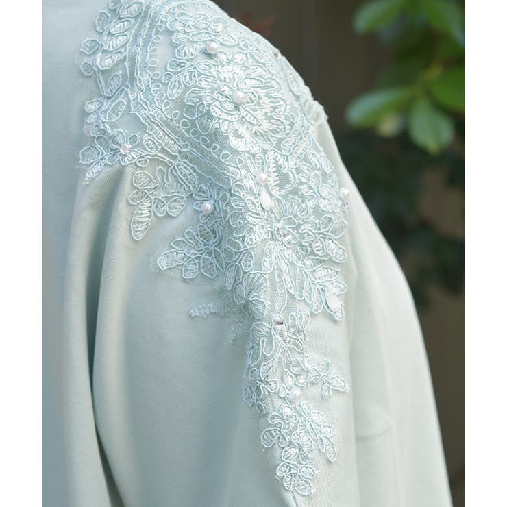 接触冷感モチーフレースプルオーバー | axes femme | 詳細画像5 